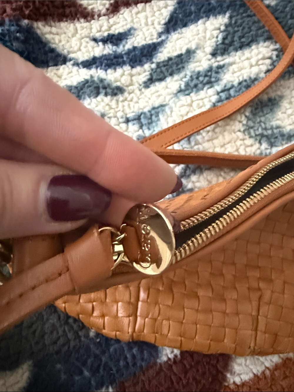 Clare V. Petite Moyen Crossbody Bag in Tan - Picture 4 of 8